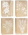 Torebka ozdobna Kwiaty 31x40x12cm mix ROZETTE - tantis.pl