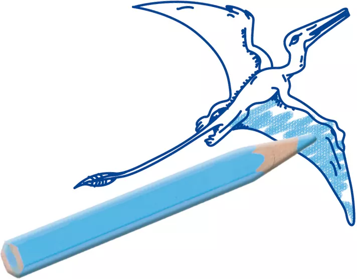 Dinozaury Zestaw pieczątek z kredkami - tantis.pl