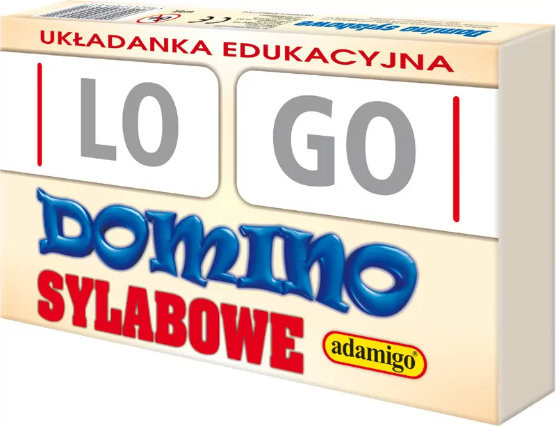 Domino sylabowe. Logo. Układana edukacyjna - tantis.pl