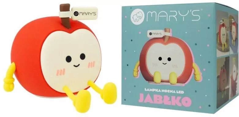 Lampka nocna LED. Jabłko - tantis.pl