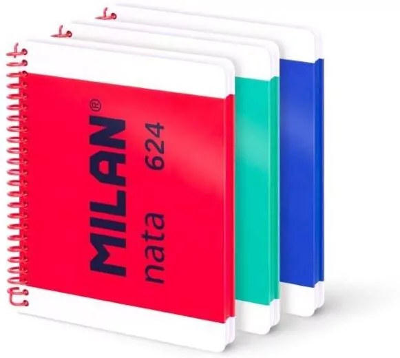 Zeszyt na spirali A5/80K linia 1918 mix (3szt) - tantis.pl