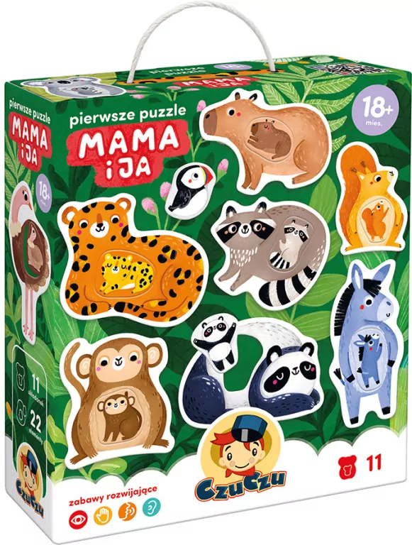 CzuCzu. Pierwsze puzzle. Mama i ja - tantis.pl