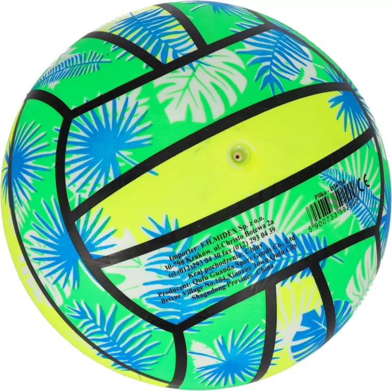 PILKA KOLOROWA 23CM PALMY - tantis.pl