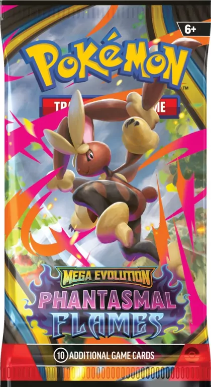 Pokémon TCG: Mega Evolution - Phantasmal Flames - Booster (1 paczka) - tantis.pl