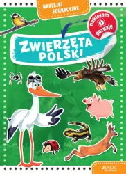 Zwierzęta Polski. Naklejki edukacyjne