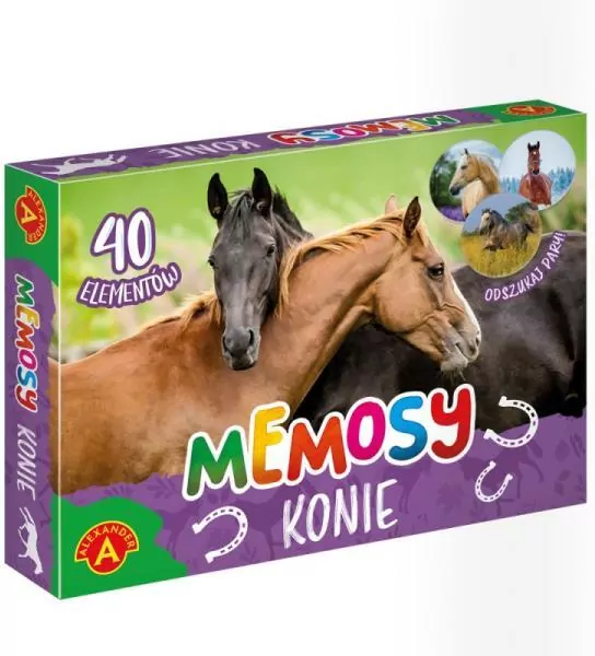 Gra Pamięć. Memosy - Konie - tantis.pl