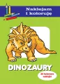 Dinozaury. Naklejam i koloruję - tantis.pl