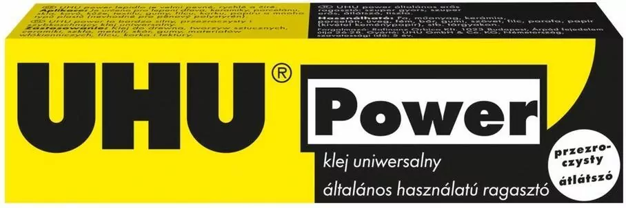 Klej UHU. Power transparent 45 ml - tantis.pl