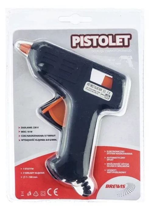 Pistolet do kleju termotopliwego 10W - tantis.pl