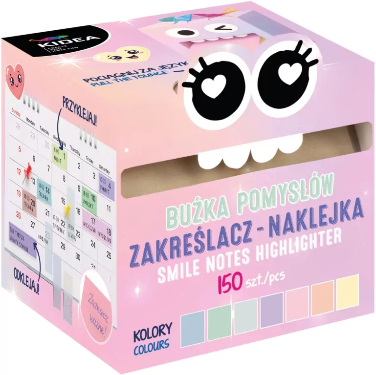 Karteczki indeksujące w rolce KIDEA - tantis.pl