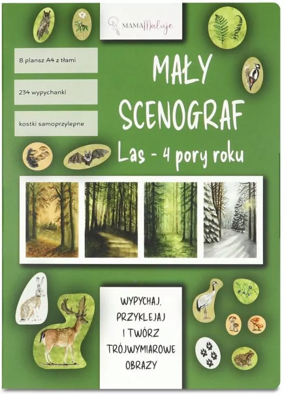 Mały Scenograf. Las - 4 pory roku - tantis.pl