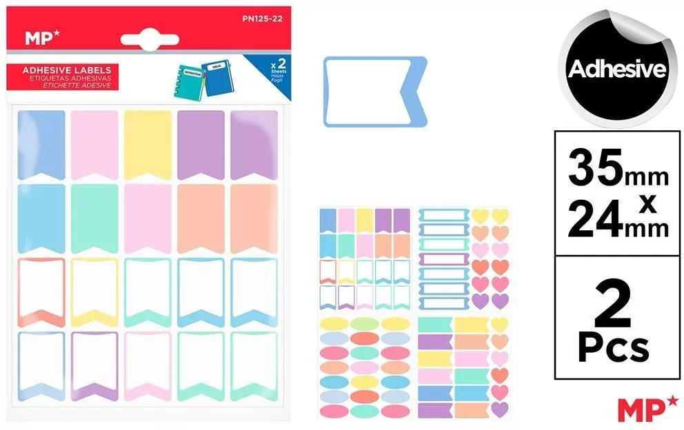 Naklejki imienne 2 arkusze - tantis.pl