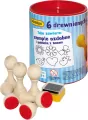 Drewniane stemple ozdobne. 6 sztuk - tantis.pl