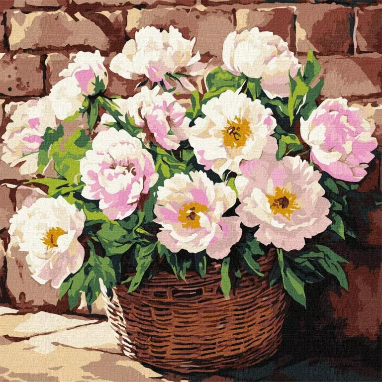 Malowanie po numerach - Delikatny aromat 40x40cm - tantis.pl