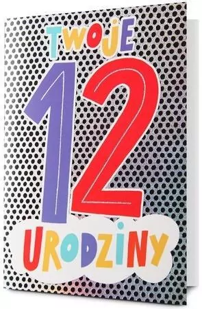 Karnet Urodziny 12 - tantis.pl
