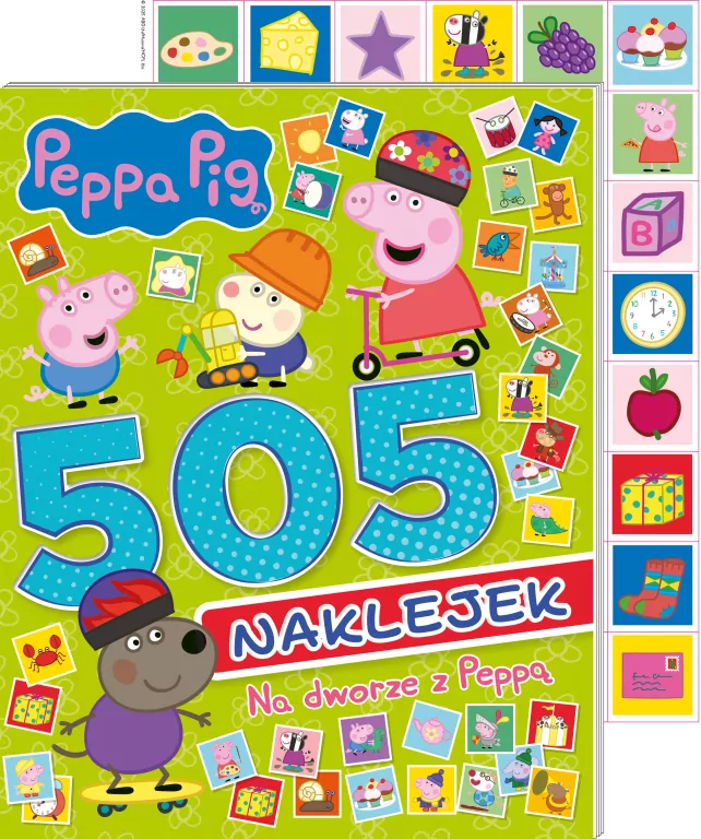Peppa Pig. 505 naklejek. Na dworze z Peppą - tantis.pl