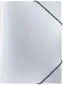 Teczka z gumką A4 PP stardust silver - tantis.pl