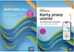 Pakiet: NOWA MATeMAtyka 1. Nowa edycja. Podręcznik/ Nowa MATeMAtyka Karty Pracy + zbiór. liceum i technikum. Zakres podstawowy