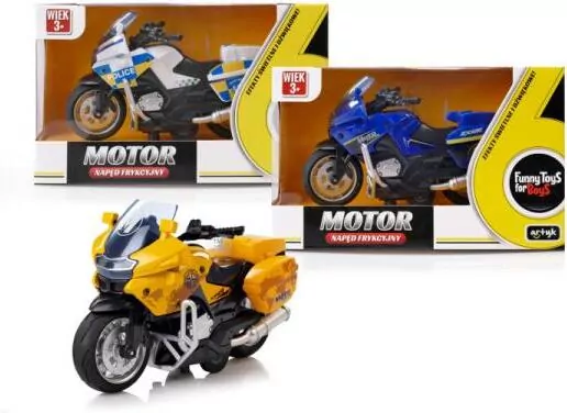 Motor z napędem frykcyjnym mix Toys For Boys - tantis.pl
