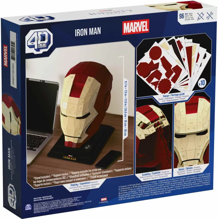 Puzzle 96 4D Kask Iron Man'a - tantis.pl