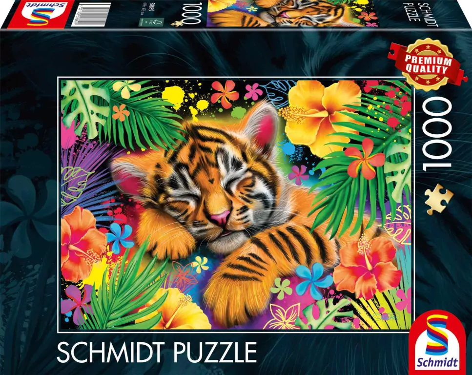 Puzzle 1000 Tygrysiątko - tantis.pl
