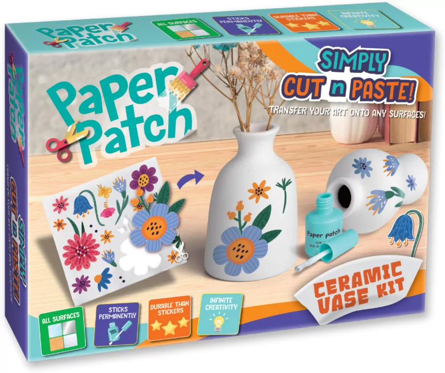 Zestaw decoupage Paper Patch - Ceramiczny wazon - tantis.pl