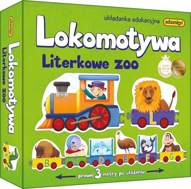 Lokomotywa - Literkowe ZOO - tantis.pl