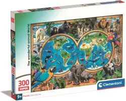 Puzzle 300 Super The wonderful Animal World
