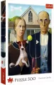 Puzzle 500 American Gothic: Psia Edycja TREFL - tantis.pl