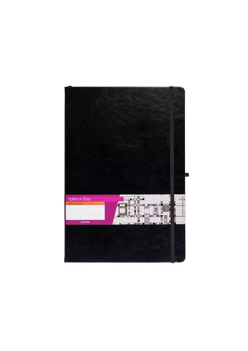 Notes A6 Linia Formalizm Czarny ANTRA - tantis.pl
