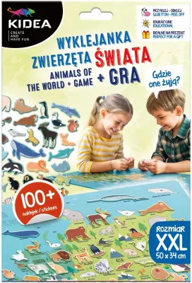 Gdzie oni żyją? Zwierzęta świata + gra KIDEA