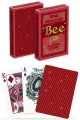 Karty Bee Metalluxe czerwone BICYCLE - tantis.pl