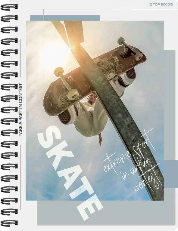 Kołozeszyt kratka. Standard Poster A5 80kartek - tantis.pl