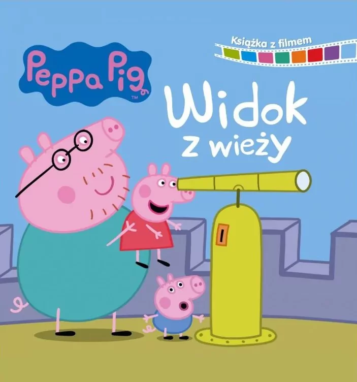 Świnka Peppa. Widok z wieży. Książka z filmem DVD - tantis.pl
