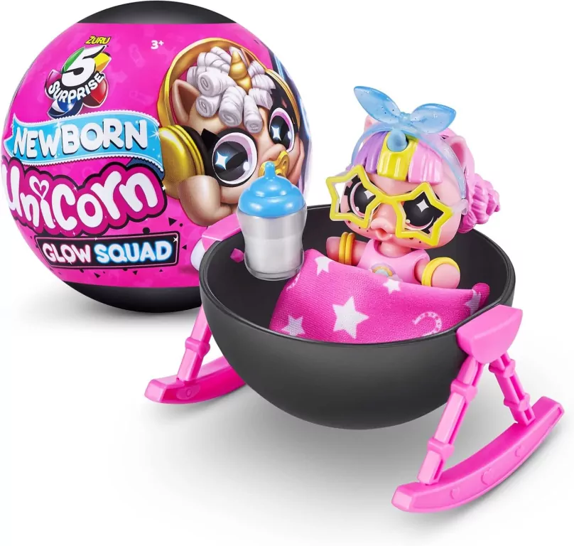 Figurki UNICORN SQUAD Jednorożec świecący w ciemności - tantis.pl