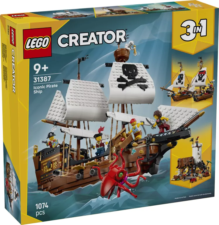 LEGO® Legendarny statek piracki 31387 - tantis.pl