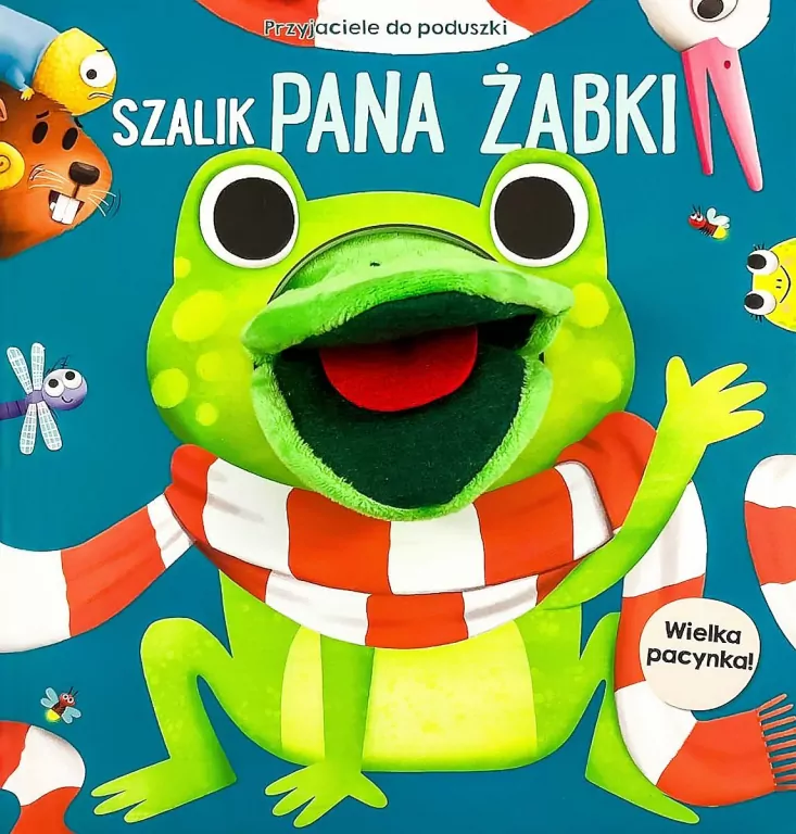 Przyjaciele do poduszki. Szalik Pana Żabki... Audiobook - tantis.pl