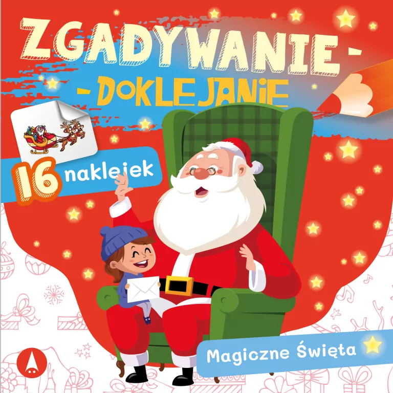Zgadywanie-doklejanie. Magiczne święta - tantis.pl