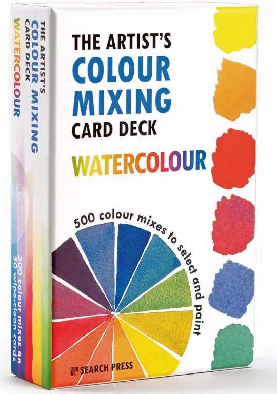 The Artist's Colour Mixing Card Deck. Watercolour - tantis.pl