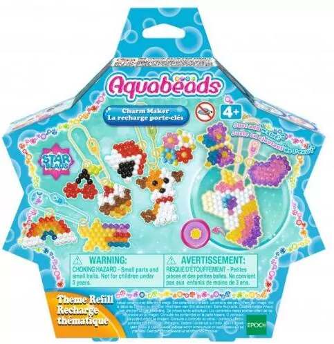 Koraliki. Gwiazdki czarujące zawieszki. Zestaw uzupełniający. AQUABEADS - tantis.pl