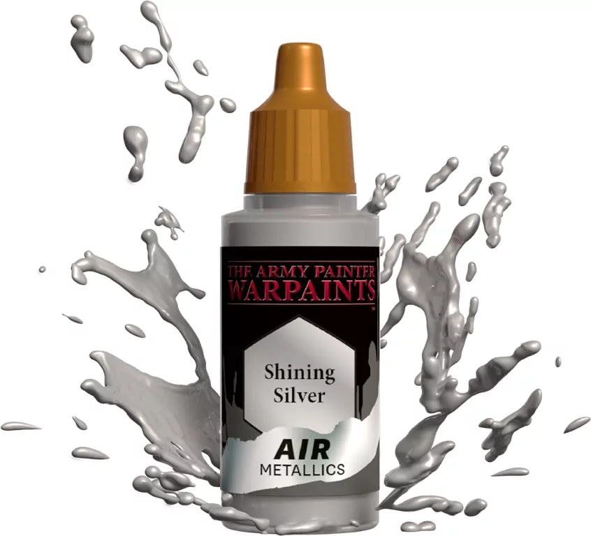 The Army Painter: Warpaints Air Metallics - Shining Silver - tantis.pl