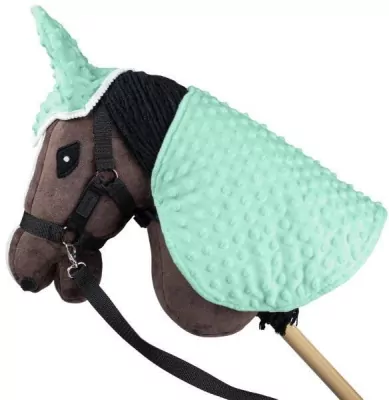 Derka i nauszniki Skippi miętowe