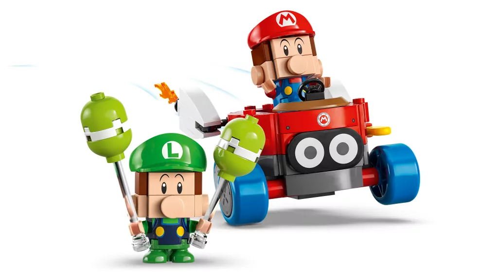 LEGO® Super Mario. Mario Kart™ – Baby Mario kontra Baby Luigi 72034 - tantis.pl