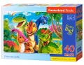 Puzzle 40 Dinosaurs Selfie CASTOR - tantis.pl