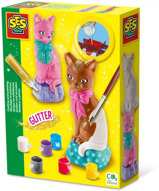 Odlewy gipsowe + farby koty - tantis.pl