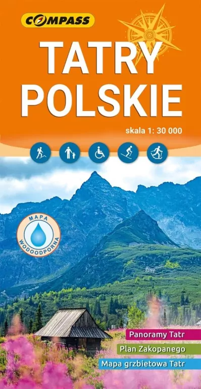 Mapa - Tatry Polskie 1:30 000 - tantis.pl