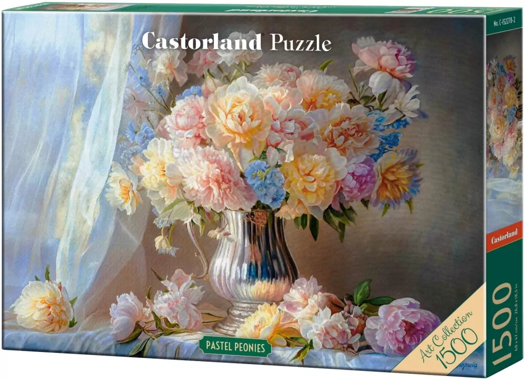 Pastel Peonies. Art Collection. Puzzle 1500 - tantis.pl