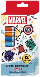 Kredki pastelowe jumbo Avengers 12 kolorów