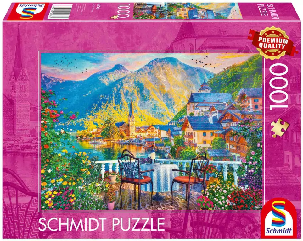 Puzzle 1000 PQ Malownicze Hallstatt Austria 112741 - tantis.pl