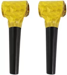 Trąbki holograficzne złote